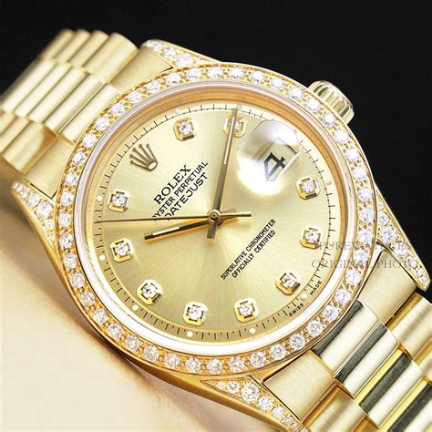 gold rolex watch men|used men's gold rolex watch.